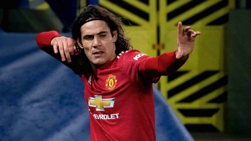 cầu thủ Cavani ghi bàn ấn tượng